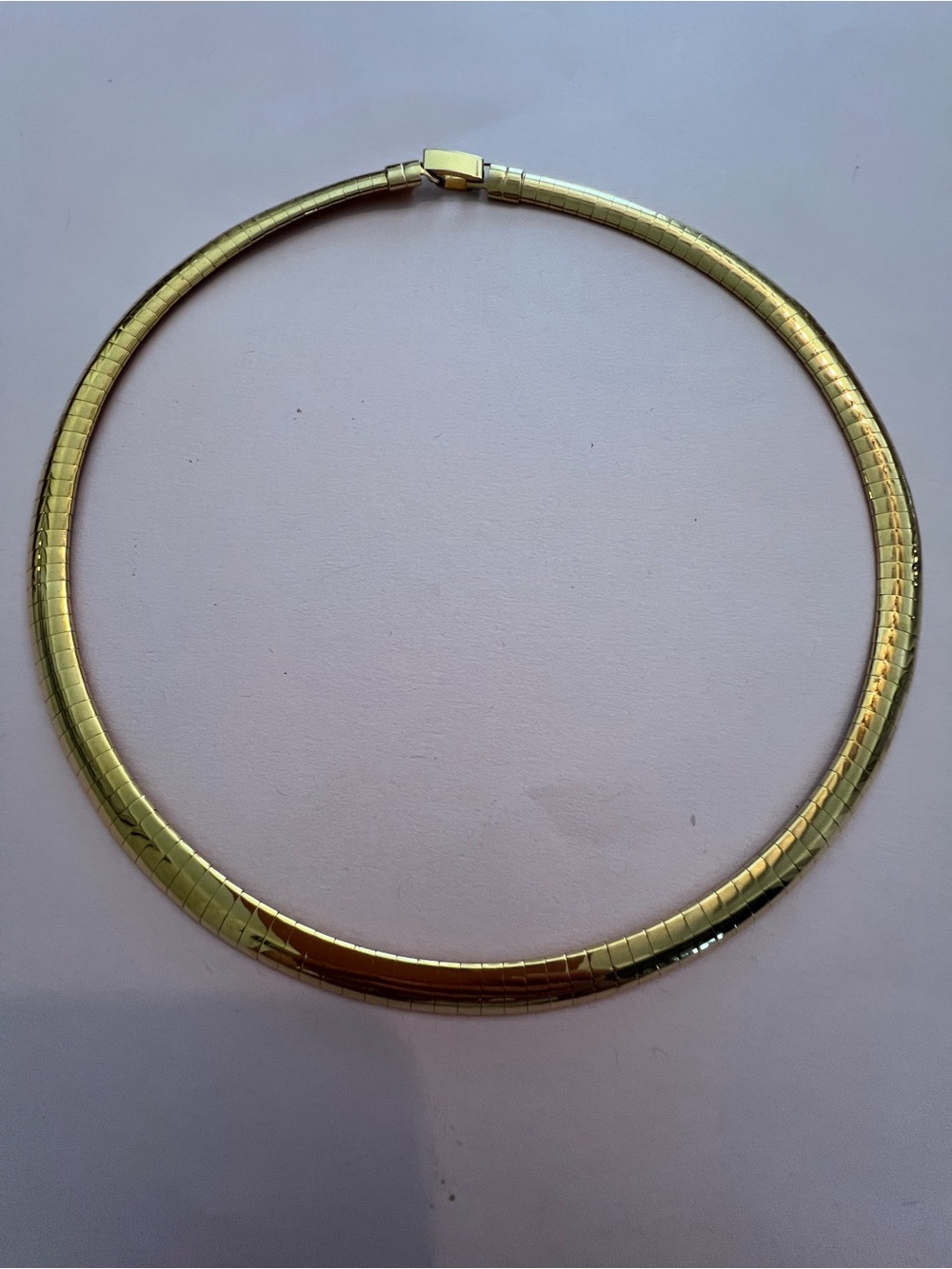 Joan Rivers Gold Plated Omega Necklace With Complete Set of 10 cabochons Rare - Picture 6 of 8